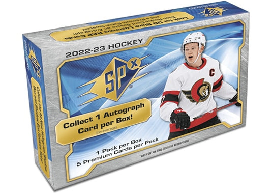 2022-23 Upper Deck SPX Hockey Hobby Box