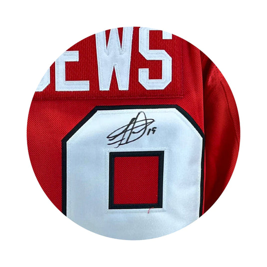 Jonathan Toews Signed Chicago Blackhawks Red Adidas Authentic Jersey