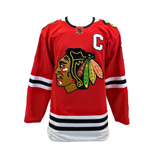 Jonathan Toews Signed Chicago Blackhawks Red Adidas Authentic Jersey