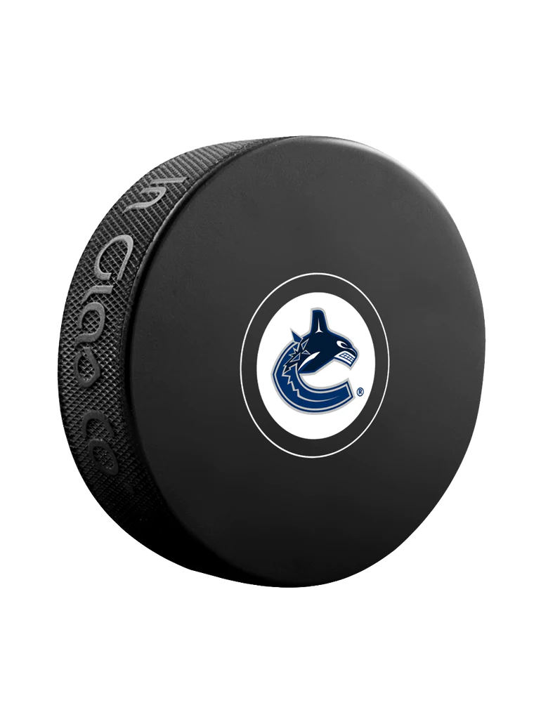 NHL Vancouver Canucks Official Autograph Souvenir Hockey Puck